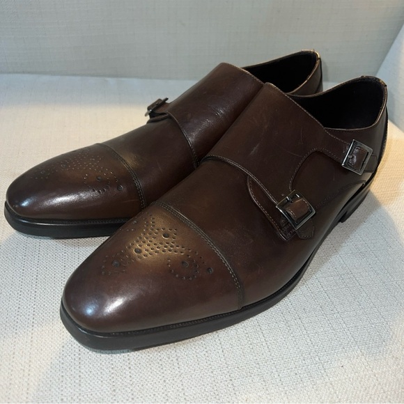 Nettleton Florence-N Double Monk Strap Cafe Size 11.5 NEW - Picture 2 of 11